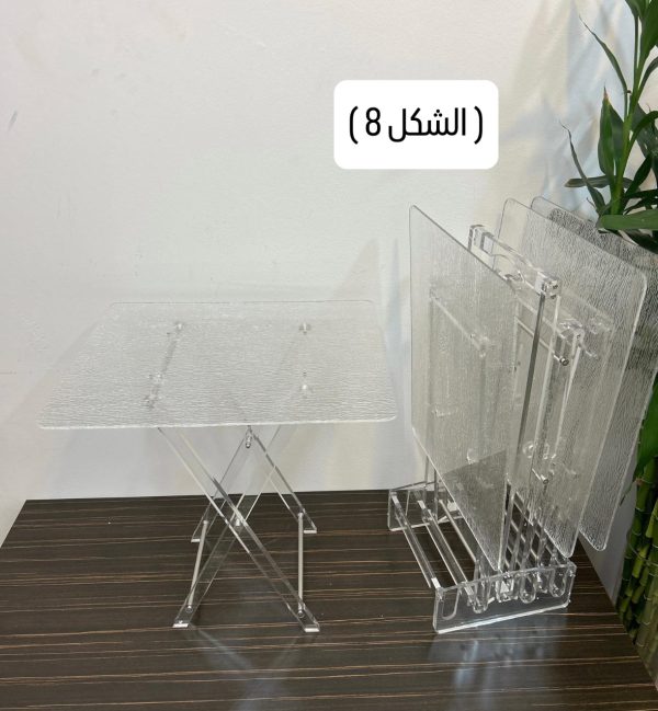 ⁦طقم طاولات أكريليك ( 4 قطع )⁩ - الصورة ⁦11⁩
