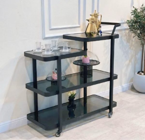 Layered Trolley - Matte Black - Image 3