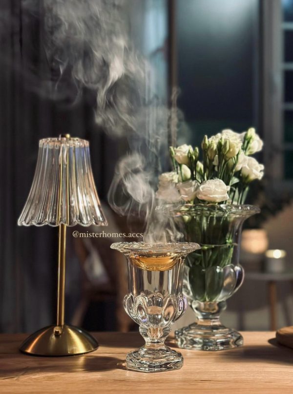 ⁦طقم الڤازا و المبخر الكرستال⁩ - الصورة ⁦2⁩